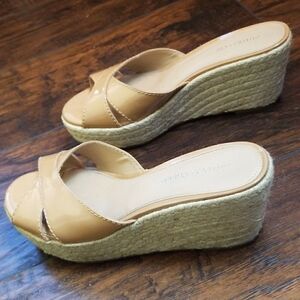 Arturo Chiang Nude Espadrille Sandals